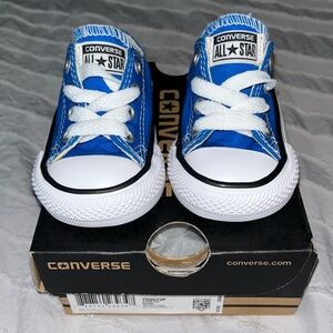 Blue Infant Converse Shoes Size 2